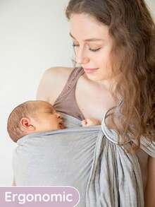 LELE LON Ergonomic Double-Loop Baby Bib With Adjustable Shoulder Straps, Newborn Feeding Cover, Drool Bib To Enhance Baby's Comfort; Double-Loop Baby Carrier, Newborn Front & Back Carrier, Convenient For Outdoor Carrying; Baby Carrier Hanging Bag