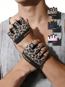 GOUNOD Unisex Lightweight Four-Finger Workout Gloves & Training Gym Accessories, Suitable For Gym Fitness, Home Exercise, Gym Gloves. - Multicolor - View 4