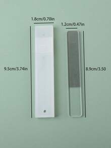 6pcs Glass Nail File Set With Storage Box, Nail Care Tools For Shaping, Buffing And Polishing Nails - Multicolor - View 3