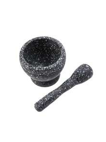 1 Set Grinding Bowl, Kitchen Garlic Press Bowl, Food Chopper, PP Material Multi-Function Grinder, Garlic Crusher, Spice & Herb Tool And Restaurant Kitchen Grain & Supplement Grinder