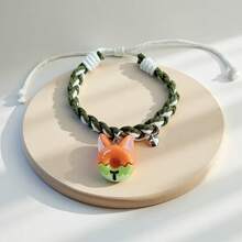 2pcs/1pc Disney Zootopia Cartoon Character Braided Bracelet Set, Cartoon Couple Bracelet, Niche Design Magnetic Bracelet, Suitable As Valentine's Day Gift, Birthday Gift, Party Gift, Christmas Gift, Fan Gift - Multicolor - View 7