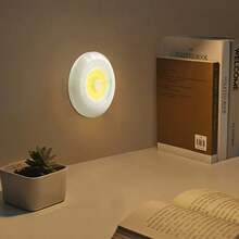 6-Piece/5-Piece/3piece/1-Piece Set Warm Color LED Battery Powered Wireless Night Light Stick Remote Control Mode Press Control Desk Lamp Wall Mounted Push Rod Lamp Suitable For Wardrobe, Cabinet, Countertop Or Tool Room Wireless Touch Light - CS-gY-81 - View 4