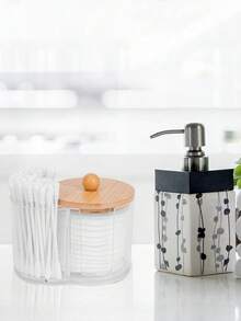 Cleaning Swab Storage Box, Can Store Cleaning Swabs, Dental Floss And Facial Tissues - Bathroom Storage & Organization Accessory Bathroom Accessories - Multicolor - View 6