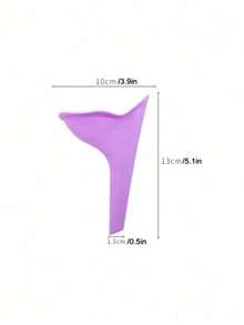 Portable Silicone Urinal, Compact Foldable Design, Reusable, Female Standing Urinal, Suitable For Travel, Camping, Hiking, Summer Cooling, Beach, Travel And Other Occasions Hygiene Products. - Multicolor - View 7