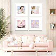 CYPNMarco De Fotos Blanco Muestra Fotos De 12x12" Con Tapete O 10x10" (Sin Tapete) Marcos Para El Hogar Boda Galería Paquete De 2 (2-Blanco 12x12")Fashion - 222655044 - Ver 6