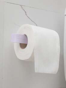 Heavy Duty Waterproof Toilet Paper Holder, Wall Mounted Bathroom Kitchen Paper Towel Rack, Strong Adhesive Non-Slip Toilet Paper Roll Storage Hanger - Multicolor - View 8