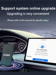 Đầu phát đa phương tiện thông minh XUDA Android 14 mới, hỗ trợ CarPlay và Android Auto không dây, bộ xử lý lõi tứ, RAM 4GB + ROM 32GB, cắm là chạy, tích hợp sẵn ứng dụng, hỗ trợ 98% CarPlay hoặc Android Auto có dây của các nhà sản xuất thiết bị gốc. - A - Xem 5