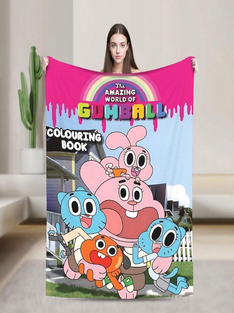 A Poster Flannel Blanket, Bedroom Blanket, Office Air-Conditioned Room Shawl, Home Leisure Wrap, Foldable As A Nap Pillow, Cute And Practical. It Can Be Given As A Gift To Friends Who Pursue A Quality Life During Easter, Halloween, Christmas, Thanksgiving, Father's Day, And New Year, Showing Your Unique Sentiments. (1) - White - View 1