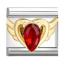 1pc Silver Sweet Luxury Modular Bracelet Charm, Heart, Butterfly, Cherry, Ocean Life Elements, DIY Jewelry Supplies