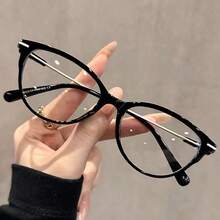 1 Pair Women's Cat Eye , Fashionable Butterfly Frame, Ultra-Light High Definition Glasses - Maroon - View 3