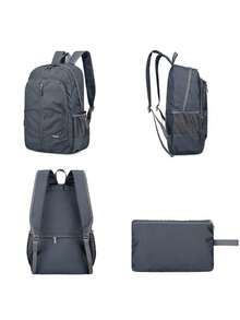 Outdoor Casual Large Capacity Lightweight Foldable Backpack, Suitable For Outdoor Sports, Travel, Hiking, Made Of Nylon Fabric - A - View 4