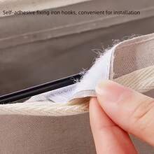 2pcs Fabric Headboard Storage Bags - Multi-Functional Hanging Storage Box With Pine Tree & Plaid Pattern, Phone Holder, Bottle & Diaper Storage, Bedside Convenient Canvas Basket - Multicolor - View 6