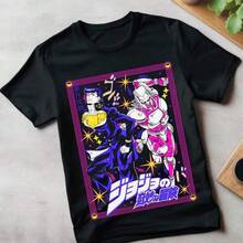 's Bizarre Shirt Adventure Shirt, Anime Shirt, Manga Tee,Unisex T Shirt - Black - View 8
