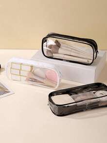 2 件装，便携透明化妆包，旅行化妆包，小型洗漱包，旅行化妆包，可收纳口红、梳子、洗漱用品、化妆刷和护肤品，化妆包，化妆袋，化妆品收纳袋，化妆品整理包，旅行必备，化妆包，化妆袋，化妆品收纳袋，包，刷子收纳袋，小包，女士礼物，旅行必备包，化妆品收纳盒，送朋友的礼物，生日礼物 - 彩色 - 查看 8
