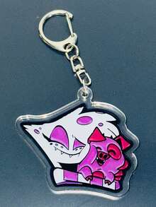 Porte-clés acrylique d'anime, figurine de dessin animé mignonne, jouet de collection, pendentif de sac, en stock - Multicolore - Voir 37