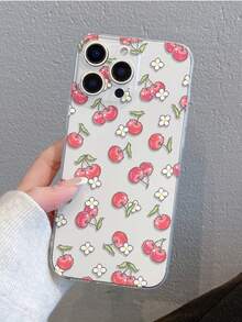 1pc Pixel Cherry Blossom Pattern Camera Lens Protector Cover, Compatible With Samsung, Nothing, Pixel, INFINIX, Apple, Xiaomi Redmi - Multicolor - View 2