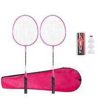 CYPNLinahealth Sports Juego de Bádminton de 2 Raquetas y 3 gallos para 2 Jugadores 2 Raquetas de bádmington y 3 gallitos para Adultos y niños para Juego al Aire Libre o en Espacio techadoFashion - 219615000 - Ver 8