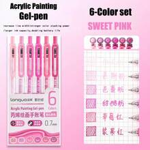 Bộ bút gel acrylic 90 màu Languo - Bút vẽ nghệ thuật nhiều lớp chuyên nghiệp, phù hợp cho học sinh, đầu bút mảnh 0.7mm, bút vẽ DIY trên thủy tinh/giấy/gỗ/giấy đen/cốc/nhựa, lý tưởng cho việc ghi chú và thủ công. - Nhiều màu - Xem 27