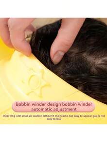 Toddler Adjustable Bath Cap - Extra Large Waterproof Hair Washing Hat, Ear/Eye Shield For Infants & Kids Boys Girls - Multicolor - View 3