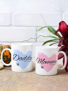 1个定制咖啡杯，可定制您的照片/姓名，个性化杯子，浪漫饮具，男女皆宜，是送给家人和朋友的理想礼物，适合万圣节、圣诞节、周年纪念日、作为纪念品，也适合公司、个人、办公室使用，是秋冬季的理想礼物。