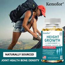 Height-Increasing Nutritional Softgels - Suitable For Both Men And Women , Contains L-Arginine, Calcium, And Zinc - Supports Bone Health And Joint Flexibility - 120 Softgels - 1瓶 - 查看 6