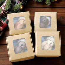 My Little Worry Bear Plush Toy With Greeting Card, A Cute And Soft Teddy Bear Plush Toy,Pocket Size Pocket Hug Teddy Bear Stuffed Animal, Comforting Sensory Fidget Toy For Anxiety Relief, Birthday Christmas Wedding Party Favors Gift - Multicolor - View 11