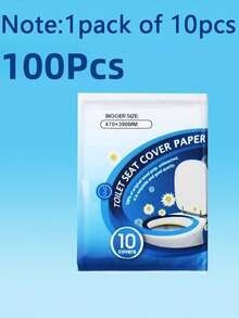 Bộ 200 miếng/gói, tấm lót bồn cầu dùng một lần, phụ kiện thảm lót bồn cầu chống thấm nước di động dùng khi đi du lịch, cắm trại, khách sạn, nhà vệ sinh, tấm lót bồn cầu chống thấm nước dùng một lần - miếng đệm bảo vệ - di động, thích hợp cho nhà vệ sinh công cộng, du lịch và nghỉ dưỡng. - Nhiều màu - Xem 21