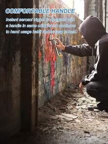 Spray Can Trigger Handle – Labor-Saving Ergonomic Grip, Reusable Aerosol Converter For Paint, Adhesive & Lubricant Cans, Tool-Free Installation, Universal Fit For 3.2–3.4cm Diameter Cans