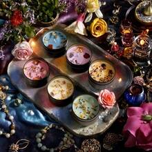 香氛蜡烛礼盒套装 | 金属罐按摩油蜡烛，蕴含天然椰子油和植物精油，适用于卧室和浴室 | 持久留香，滋润肌肤，是馈赠亲朋好友的贴心礼物 | 便携设计，适合旅行、生日、情人节或母亲节等场合。 - 彩色 - 查看 1