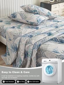 Bộ ga trải giường hoa văn 4 món, bao gồm 1 ga trải giường có chun, 1 ga phủ và 2 vỏ gối, bảo vệ nệm (không bao gồm ruột gối). Bộ ga trải giường cao cấp, có các kích cỡ: Siêu lớn, Lớn, Nữ hoàng, Đôi. Mềm mại và thoải mái, phù hợp cho phòng ngủ, bảo vệ nệm. Có thể giặt máy. - Nhiều màu - Xem 8