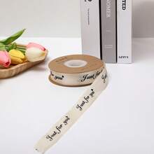 1 cuộn ruy băng polyester nhiều màu sắc, dài 30m, rộng 25mm, in chữ "JUST FOR YOU", đa năng dùng cho bó hoa, gói quà, trang trí. - Nhiều màu - Xem 10