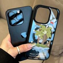 Para IPhone17/17AIR/17 Pro/17 Pro Max/16/16 Pro/16 Plus/16 Pro Max/15/15 Pro/15 Plus/15 Pro Max/14/14 Plus/14 Pro/14 Pro Max/13/13 Pro/13 Pro Max/12/12 Pro/12 Pro Max/11/11 Pro/11 Pro Max/X/XS/XSMAX,  Galaxy S25/S25 Plus/S25Ultra/S24/S24FE/S24 Plus/S24 Ultra/S23/S23FE/S23+/S23 Ultra/S22/S22+/S22 Ultra, Silicone Magnetic Phone Case, High-End Fashion, TPU border wrapping + independent lens frame, anillo de succión magnético incorporado MagSafe segunda succión - Azul - Ver 10