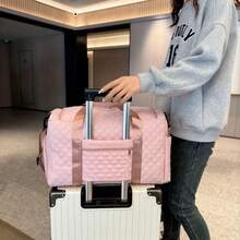 Large Capacity Multifunctional Luggage Tote Bag - Convertible Backpack/Crossbody With Dry/Wet Separation & Double-Sided Pockets, Travel Gym Bag For Swimming, Surfing (///) - Stylish Organizer - Multicolor - View 9