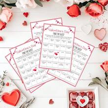 Valentines Find The Guest Bingo Game - 25 Pcs Galentines Day Party Favors Ice Breaker Game - Find Someone Who Bingo Cards For Women Besties Friends -A02 - Trò chơi tư duy nhanh - Xem 9