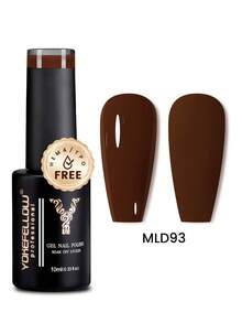 YOKEFELLOW 凝胶指甲油，10毫升，粉色、棕色、珊瑚色、橙色、焦糖色，卡纳莱色系，可卸除，UV/LED灯，适用于美甲沙龙和DIY美甲。 - 彩色 - 查看 12