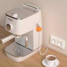 1pc,Rotatable Cable Organizer That Can Rotate 360°. Available In Black, White, Orange And Blue, This Adhesive-Type Organizer Can Be Stuck To Desktops Or Walls For Cable Management.