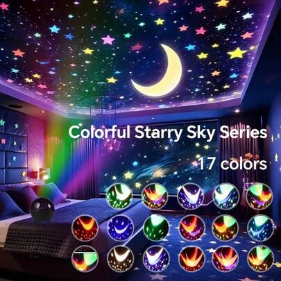 Đèn chiếu sao bằng nguồn USB, đèn LED dùng cho phòng ngủ và tiệc tùng để hiển thị sao và mặt trăng, giúp dễ ngủ, đèn chiếu bầu trời sao hoặc ánh trăng sao, tạo hiệu ứng bầu trời đầy sao, sử dụng nguồn USB, phù hợp với nhiều không gian, món quà tuyệt vời cho sinh nhật và tiệc tùng.