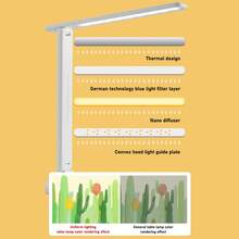 Single-Unit Dual-Head LED Multifunctional Desk Lamp, Foldable Touch White Lamp, USB-Powered, Suitable For Indoor Reading On Desks, Perfect For Home Offices And Study Rooms, Ideal For Desktop Lighting. - ánh sáng trắng - Xem 5