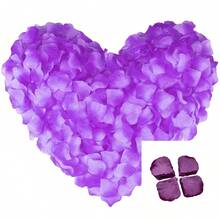 1008pcs/Bag Artificial Rose Petals, Artificial Rose Petals For Wedding, Fake Rose Petals, Wedding Proposal Valentine's Day Supplies - Multicolor - View 12