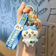 1pc Hot Japanese Anime Cute, Fun, High Aesthetic Value, Cute Cartoon Peripheral Keychain, Keychain Cute, Q Cute, High Aesthetic Value, Keychain, Backpack Pendant, Bag Pendant, Dopamine Girl Heart Cute, Cute, Fun, High Aesthetic Value, New Cute, Give To Friends And Family,New Year's Gift, Valentine's Day Gift, Easter Gift,Stochastic Style - Multicolor - View 4