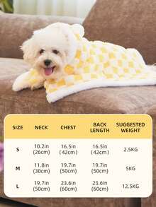 Soft Fleece Pet Jacket & Cape - Adjustable Winter Warm Dog Coat Cat Poncho For Small Medium Pets Up To 25lbs, Cozy Thermal Outerwear For Fall Winter - Pink - View 2