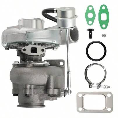 Universal Turbo Turbocharger T3 T04E V-Band Oil For 1.5-2.5L