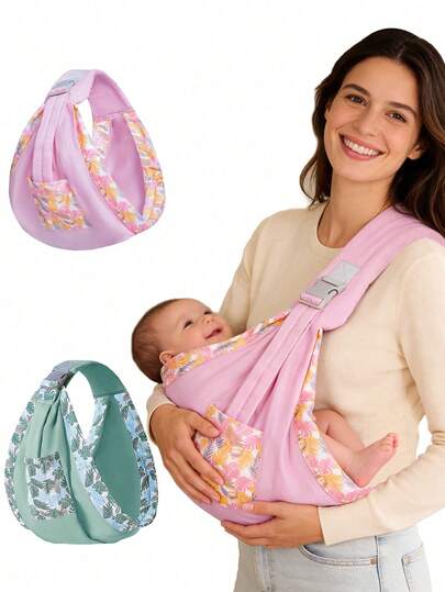 1 pieza Cubierta de portabebés para lactancia, portabebés mochila multifuncional y ligera para recién nacidos, conveniente para uso al aire libre, adecuado para todas las estaciones