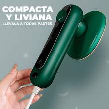 Mini Plancha Portátil Viaje Compacta Cabello Seco Húmedo - Tipo de Enchufe A USA (110-127V) - Ver 5