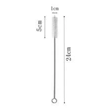 5pcs Stainless Steel Bendable Bottle Brush, Nipple Brush, Cup Lid Brush, Soft Bristle Straw Brush, Cleaning Accessories - Multicolor - View 8