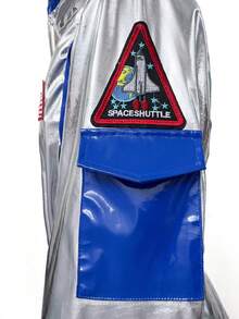 宇航员圣诞角色扮演服装；批发太空服，适用于团体聚会、年会、太空角色扮演 - 彩色 - 查看 14