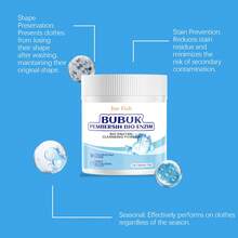 Detergente en polvo para ropa: elimina manchas rápidamente en el hogar, ilumina y refresca, limpieza profunda, suave con la ropa, fácil de usar. - Blanco - Ver 9