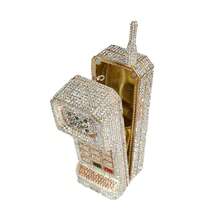 Women Crystal Cellphone Evening Bag Rhinestone Clutch Purse Novelty Diamond  Handbag For Party Prom - Bạc a - Xem 4