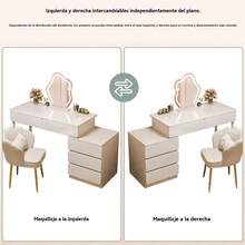 Tocador Blanco Para Dormitorio - 100*40*74 Cm - Blanco - Ver 4