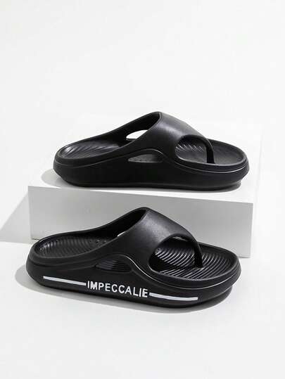 Slippers Women's Summer Home Indoor Bathroom Bath Non-Slip Simple Fashion Soft Bottom Comfortable Light Wear Couple Sandals Men's Summer